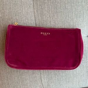 Gucci beauty/toiletries bag/clutch